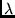 $\lambda$