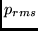$p_{rms}$